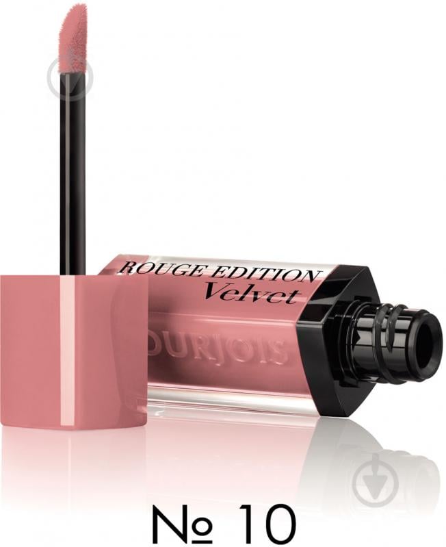 Помада рідка Bourjois Rouge Edition Velvet №10 Don’t Pink Of It ! 7,7 мл - фото 2