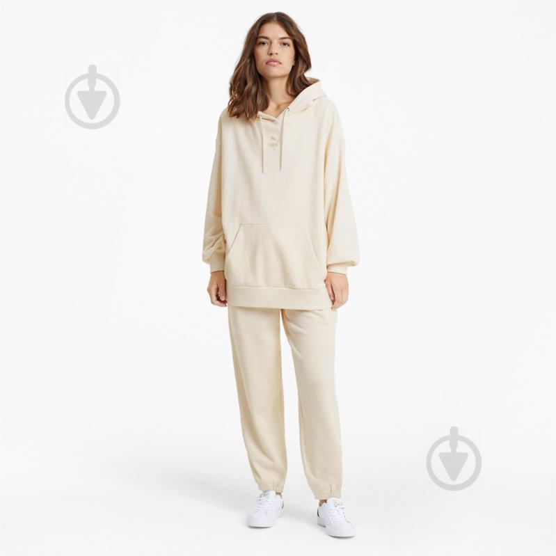 Худи Puma Classics Oversized Hoodie 53041299 р. L белый - фото 9