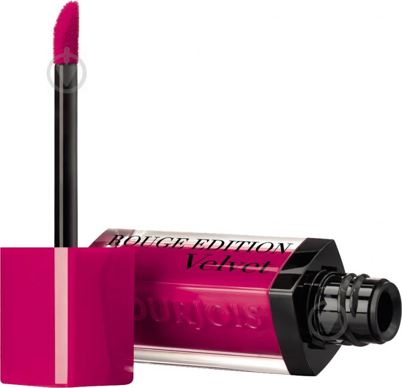 Помада рідка Bourjois Rouge Edition Velvet №05 Olé Flamingo! 7,7 мл - фото 1