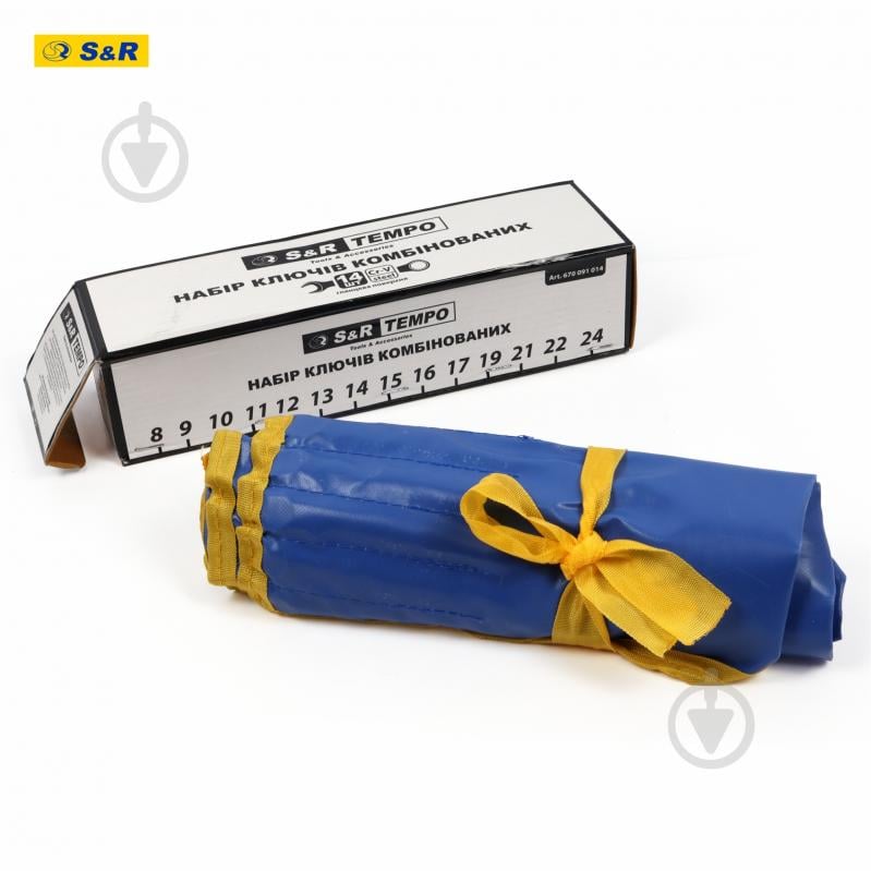 Набір ключів S&R Tempo у тканинному чохлі 14 шт. 670091014 - фото 4 Набір ключів S&R Tempo у тканинному чохлі 14 шт. 670091014 - фото 4