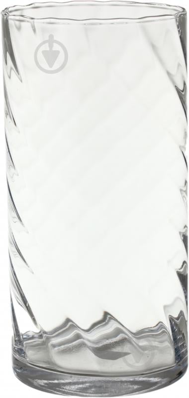 Ваза скляна Wrzesniak Glassworks Optic 30 см прозора 17-886H - фото 1