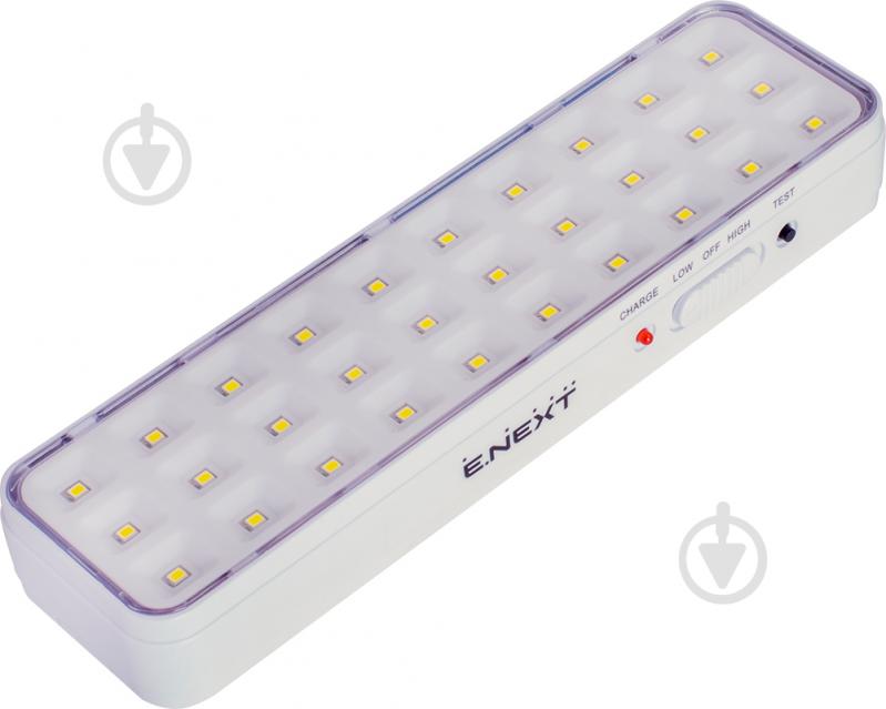 Светильник аварийный E.NEXT e.emerg.stand.9830C.led.3/6h.IP20.promo.3 1,8 Вт 30 LED белый l0680001kit - фото 1