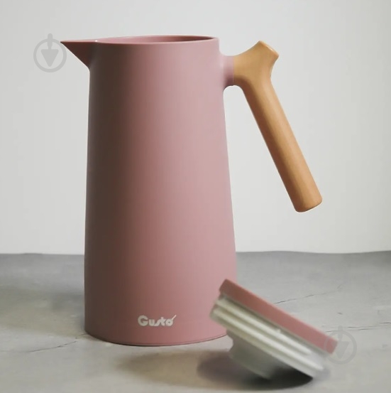 Термокувшин Gusto Погожий день розовый 1 л - фото 3 Термокувшин Gusto Погожий день розовый 1 л - фото 3