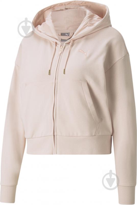 Джемпер Puma HER Full-Zip Hoodie TR 58952136 р. XL бежевий - фото 1