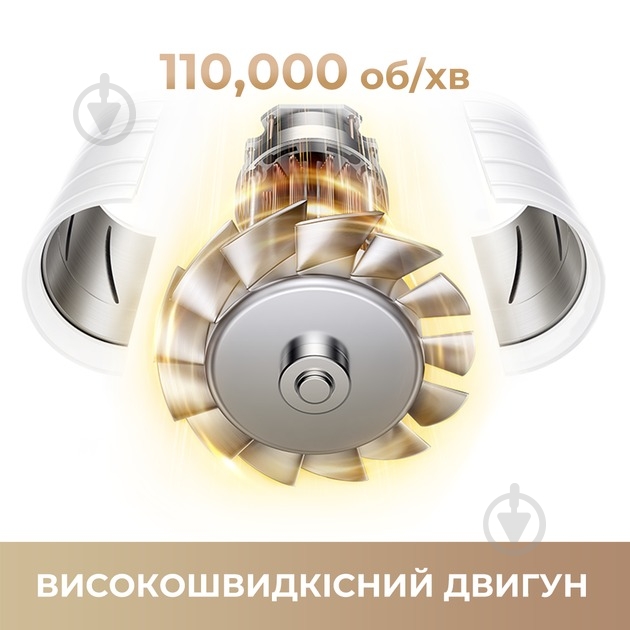 Фен MOVA Turbo White (AHD11C-WH) - фото 8