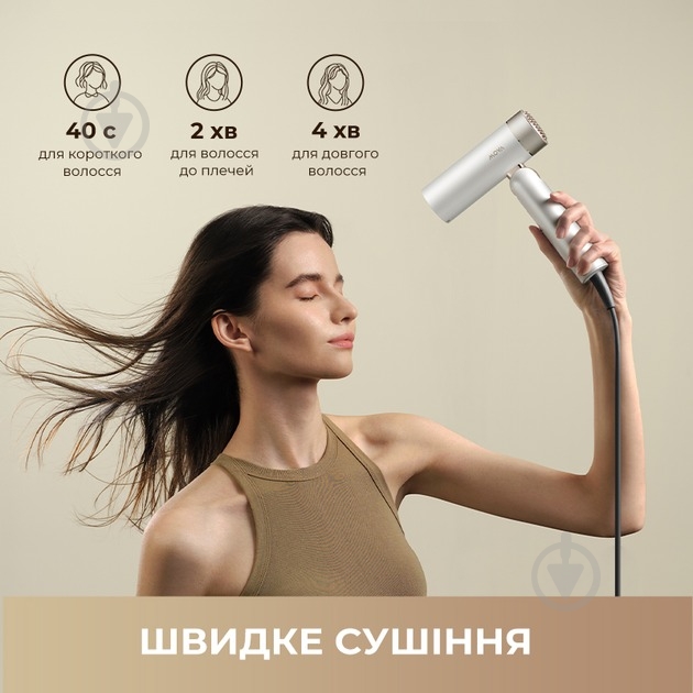 Фен MOVA Flip10 White (AMFL10-WH) - фото 4