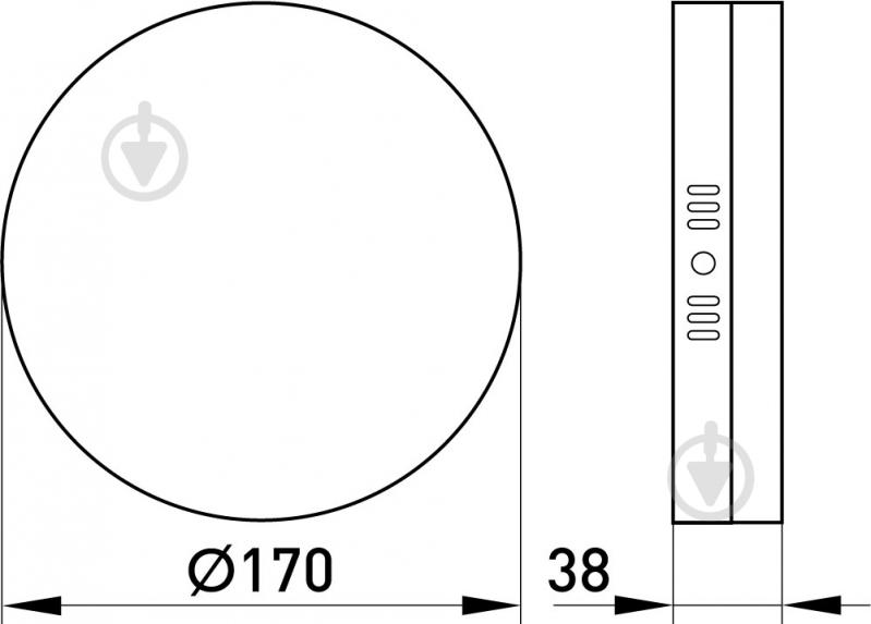 Світильник світлодіодний E.NEXT 24 Вт 4500 e.LED.stand.MP.Round.S IP20 l0861006 - фото 4