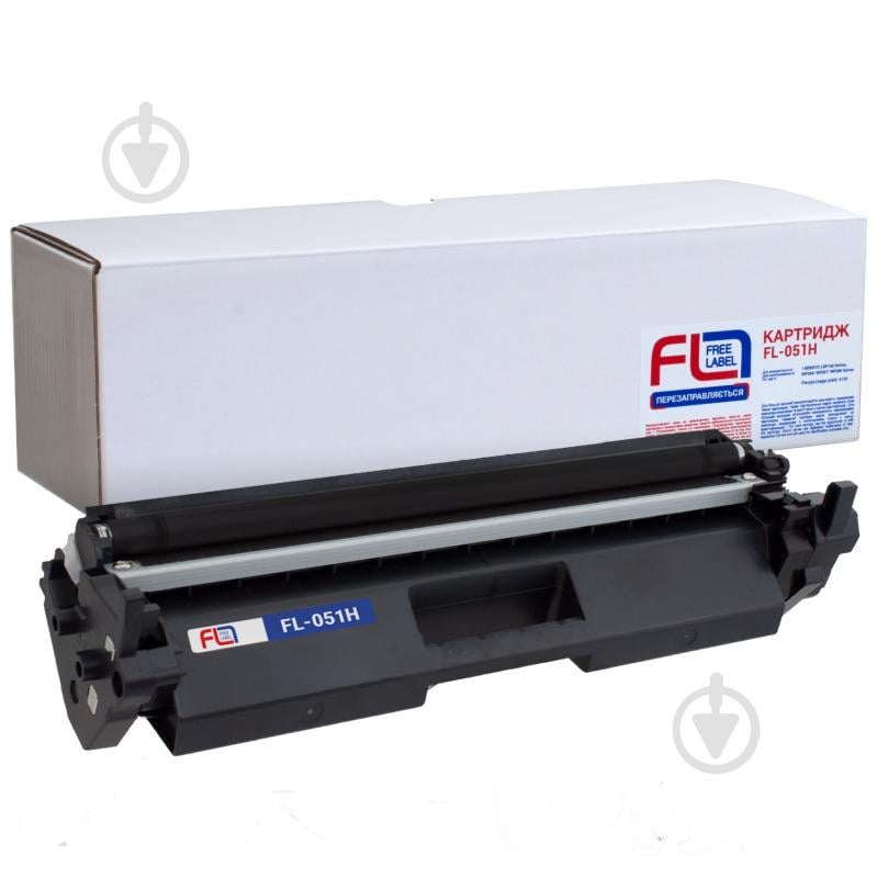 Тонер-картридж FREE LABEL сумісний Canon 051 H (FL-051H) - фото 1 Тонер-картридж FREE LABEL сумісний Canon 051 H (FL-051H) - фото 1