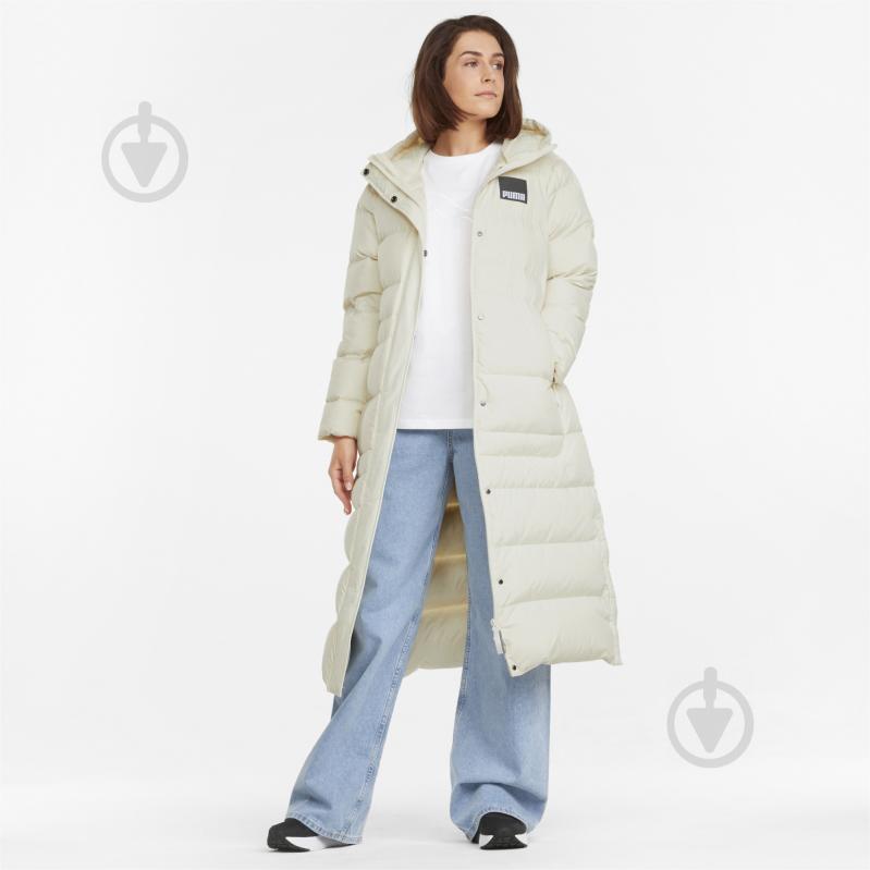 Пальто Puma Long Oversized Down Jacket 58772773 р.S білий - фото 3