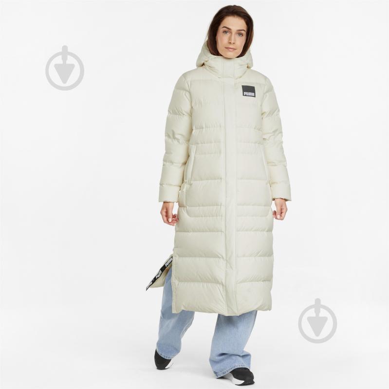 Пальто Puma Long Oversized Down Jacket 58772773 р.S білий - фото 5