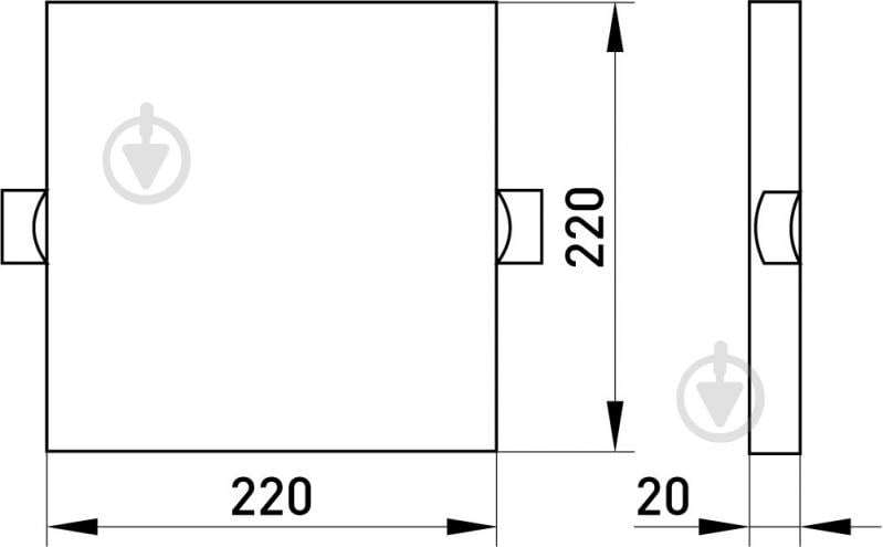 Світильник світлодіодний E.NEXT 36 Вт 4500 e.LED.stand.MP.Square.R IP20 l0861011 - фото 4