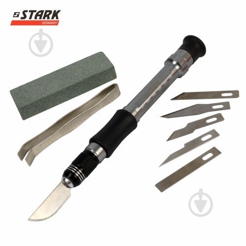 Набір ножів для точних робіт Stark із тримачем 29 предметів 502301017 - фото 4