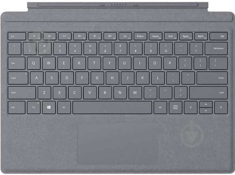 Клавиатура Microsoft Surface Pro 7/7+ Signature Type Cover (FFQ-00141) grey - фото 1
