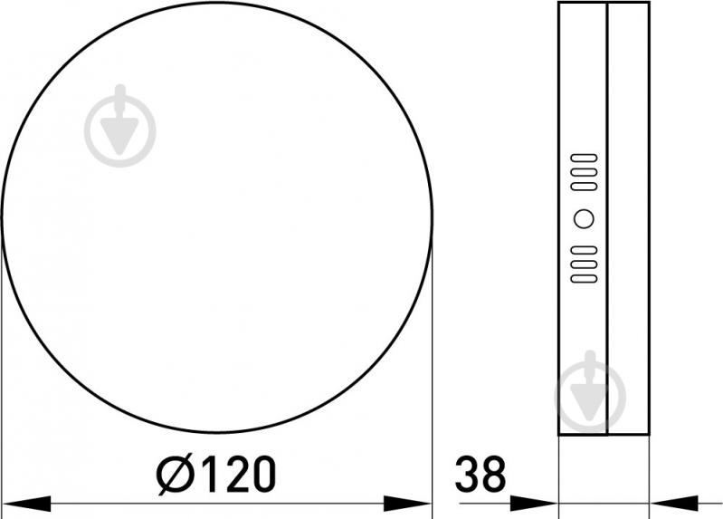 Светильник светодиодный E.NEXT 18 Вт 4500 e.LED.stand.MP.Round.S IP20 l0861005 - фото 4