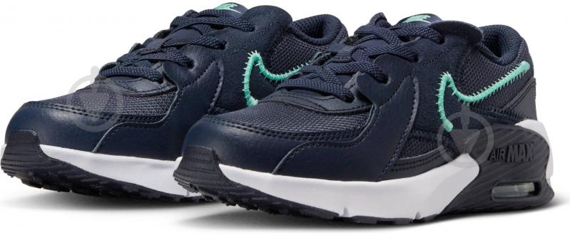 Кроссовки для мальчиков демисезонные Nike AIR MAX EXCEE PS FB3059-400 р.28,5 синие - фото 5