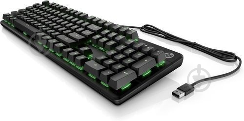 Клавіатура HP Pavilion Gaming 550 RGB 104key Red Hybrid USB (9LY71AA) black - фото 3