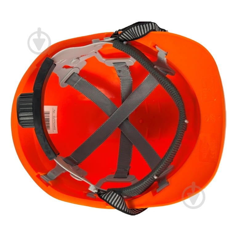 Каска WORKSHOP оранжевая 53-63 см 5377703402 - фото 3