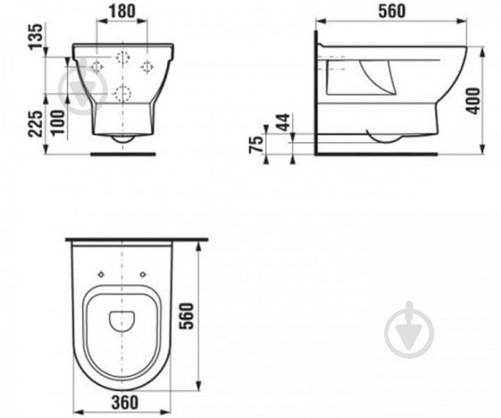 Унітаз-компакт Jika без кришки cubito h8204220000001 - фото 2