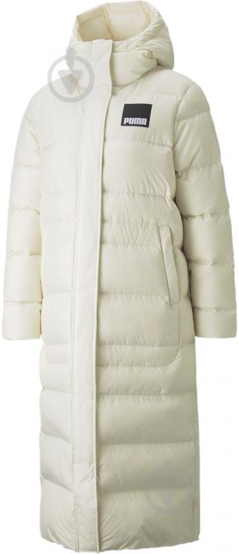 Пальто Puma Long Oversized Down Jacket 58772773 р.XS белый - фото 1