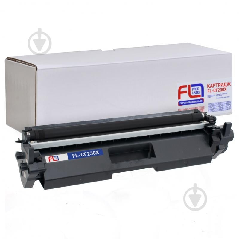 Тонер-картридж FREE LABEL сумісний HP 30X (CF230X) (FL-CF230X) - фото 1 Тонер-картридж FREE LABEL сумісний HP 30X (CF230X) (FL-CF230X) - фото 1