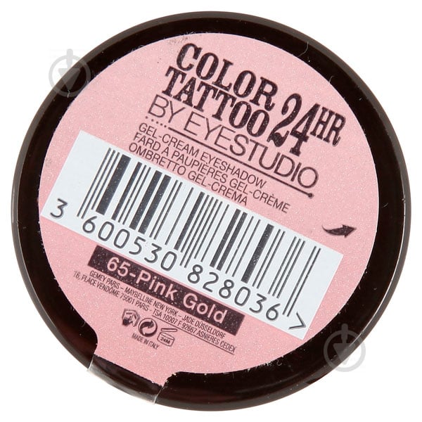 Тени для век Maybelline New York Color Tattoo 24 Hour №65 pink gold 4,5 г - фото 3