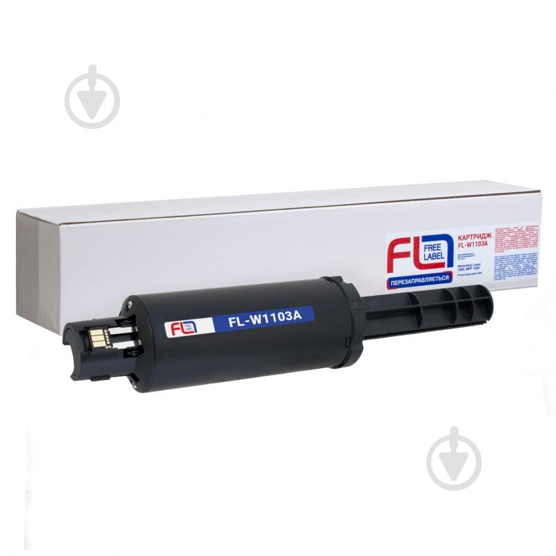 Тонер-картридж FREE LABEL сумісний HP 103A (W1103A) (FL-W1103A) чорний - фото 1 Тонер-картридж FREE LABEL сумісний HP 103A (W1103A) (FL-W1103A) чорний - фото 1