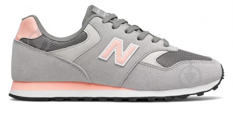 Кроссовки женские демисезонные New Balance WL393VA1 р.40 серые с оранжевым - фото 1