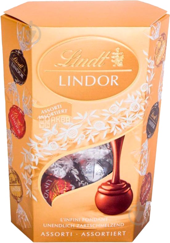 Цукерки LINDT assorti 200 г (Lindor) - фото 1