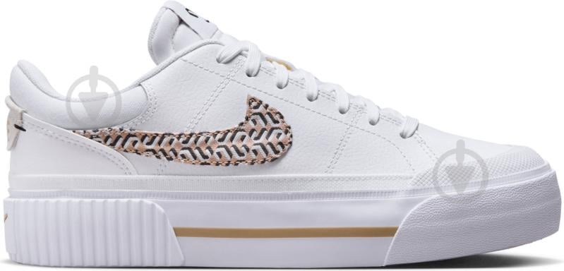 Кроссовки женские демисезонные Nike WMNS COURT LEGACY LIFT FD0558-100 р.38,5 белые - фото 1