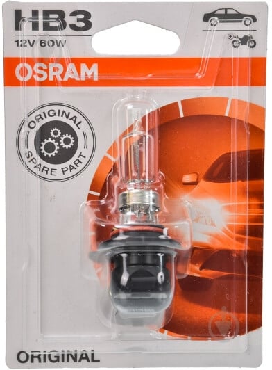 Автолампа галогенная Osram P20D ORIGINAL HB3 60 Вт 1 шт.(OS 9005-01B) - фото 2