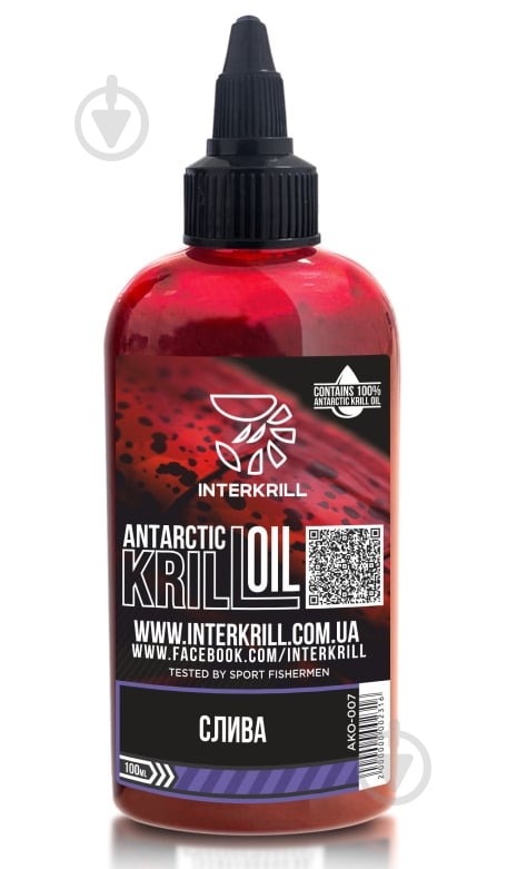 Масло INTERKRILL KRILL OIL вкус слива - фото 1