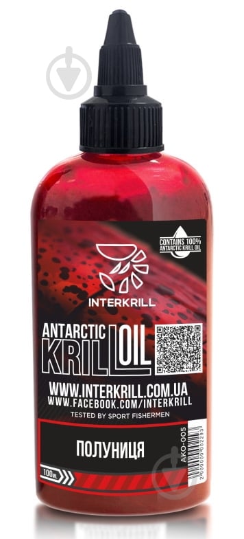 Олія INTERKRILL KRILL OIL смак полуниця - фото 1