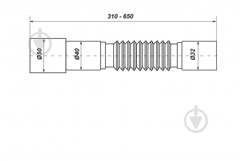 Труба гофрована ScandiSPA 310-650 мм SN00000050 - фото 7