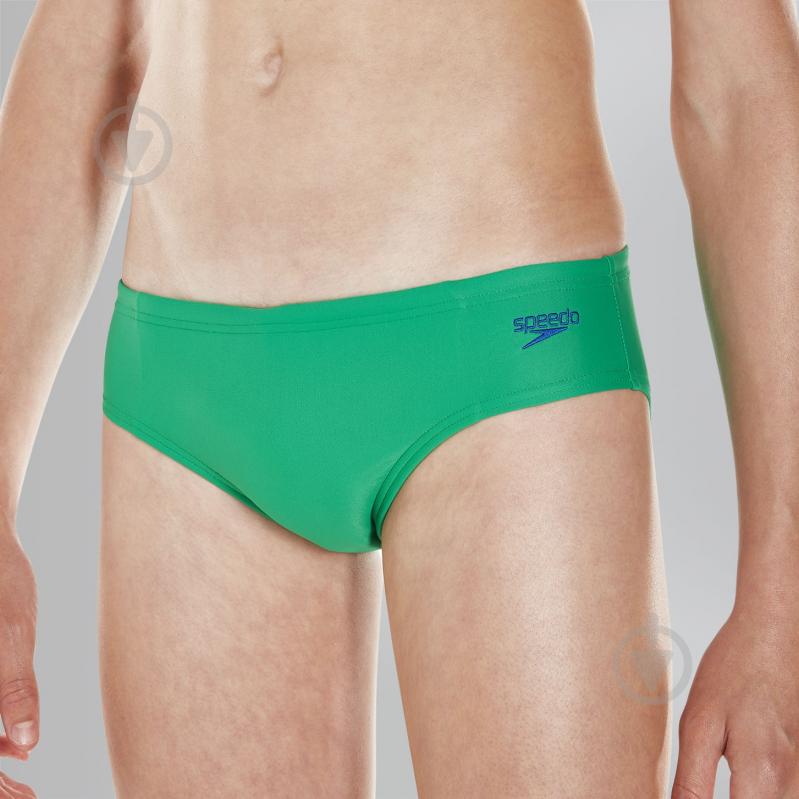 Плавки Speedo Essential Boys Logo Brief 8-05533C219 зеленый - фото 4