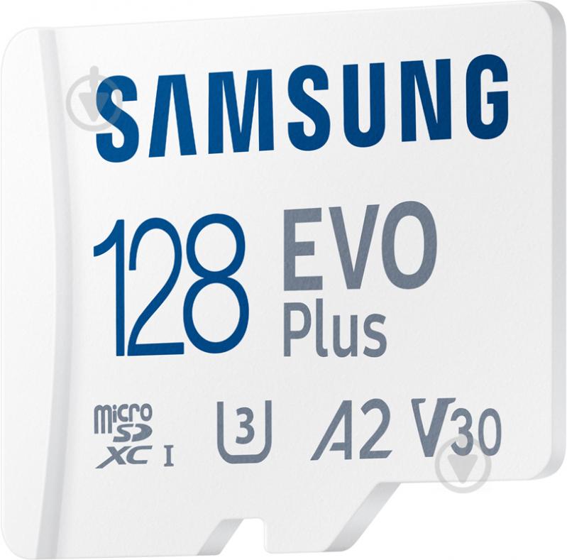 Карта пам'яті Samsung microSDXC 128 ГБ Class 10 (MB-MC128KA/RU) EVO Plus UHS-I + SD адаптер - фото 2