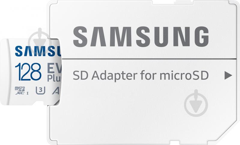 Карта пам'яті Samsung microSDXC 128 ГБ Class 10 (MB-MC128KA/RU) EVO Plus UHS-I + SD адаптер - фото 5