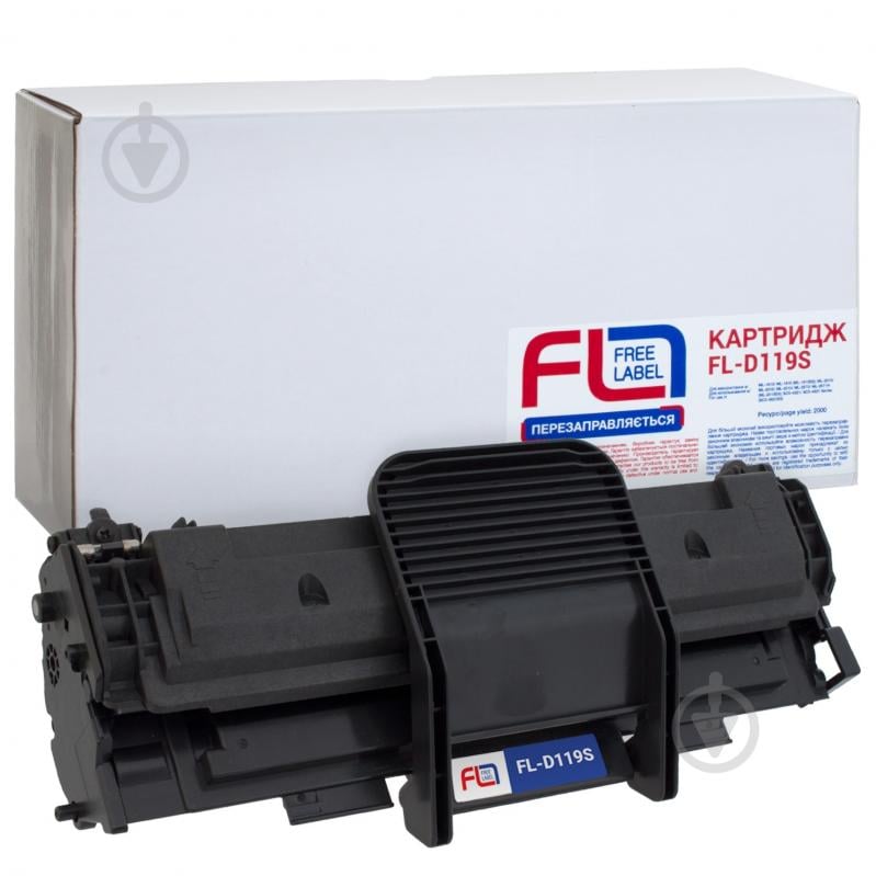 Картридж FREE LABEL сумісний Samsung MLT-D119S (ML-1610/ML-2010/SCX-4521) (FL-D119S) - фото 1 Картридж FREE LABEL сумісний Samsung MLT-D119S (ML-1610/ML-2010/SCX-4521) (FL-D119S) - фото 1