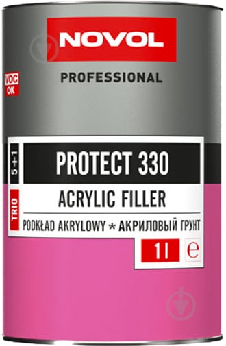 Ґрунт Protect 330 акриловий 5+1 білий 37331 NOVOL 1000 мл - фото 1