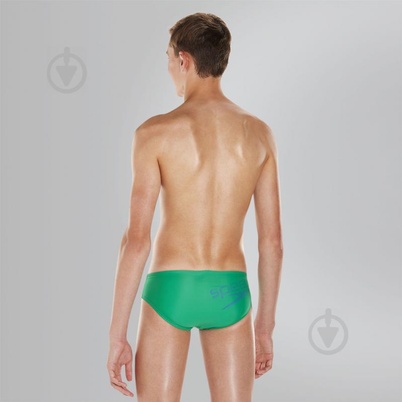 Плавки Speedo Essential Boys Logo Brief 8-05533C219 зеленый - фото 3