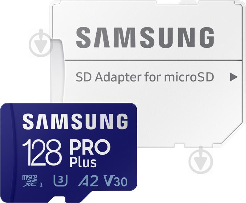 Карта памяти Samsung microSDXC 128 ГБ Class 10 (MB-MD128KA/RU) EVO Plus UHS-I + адаптер - фото 4