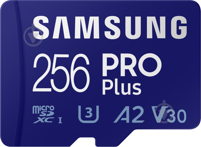 Карта памяти Samsung microSDXC 256 ГБ Class 10 (MB-MD256KA/RU) EVO Plus UHS-I + адаптер - фото 1