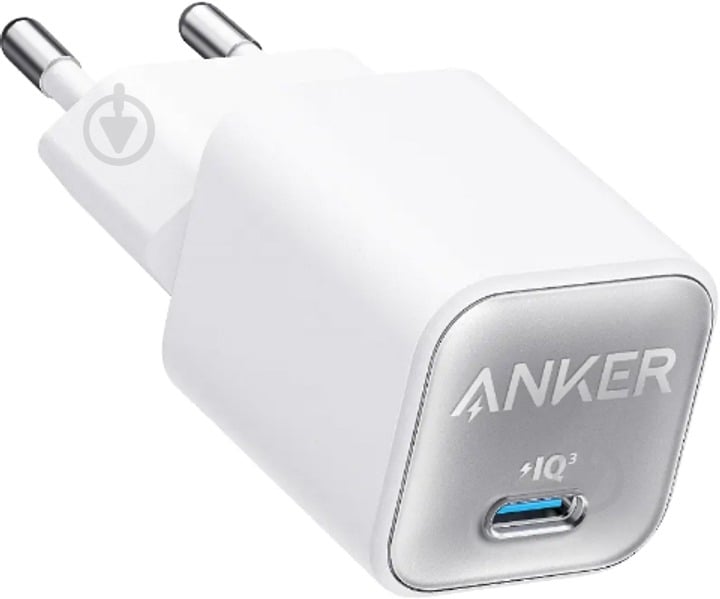 Зарядний пристрій Anker PowerPort 511 Nano III 30W USB-C White (A2147G21) - фото 1