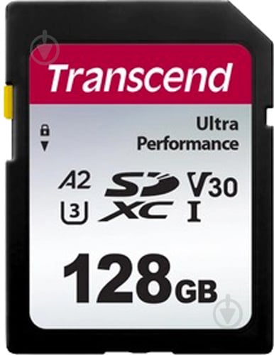 Карта пам'яті Transcend microSDXC 128 ГБ UHS-I Class 3 (U3) (TS128GSDC340S) - фото 1