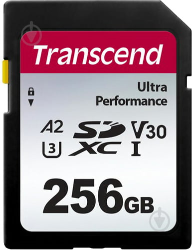 Карта памяти Transcend microSDXC 256 ГБ UHS-I Class 3 (U3) (TS256GSDC340S) - фото 1