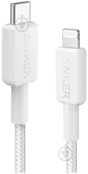 Кабель Anker 322 USB-C to Lightning 1,8 м білий (A81B6H21) - фото 1