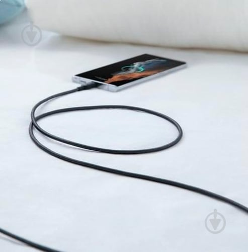 Кабель Anker 322 USB-A to USB-C 1,8 м чорний (A81H6G11) - фото 4