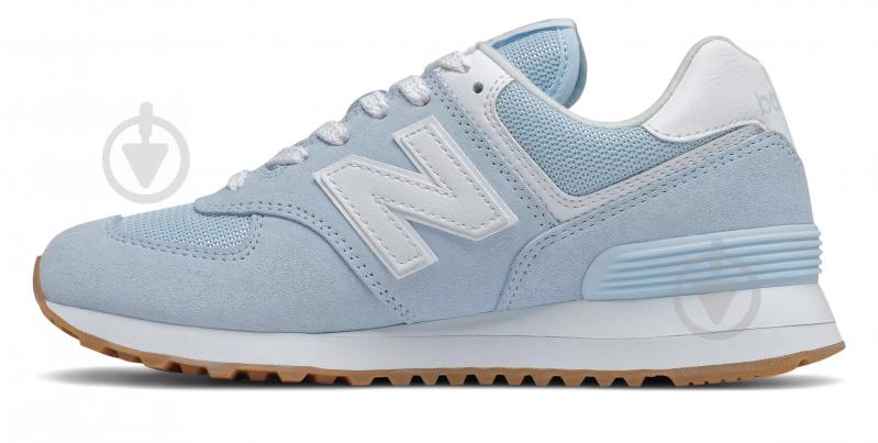 Кроссовки женские демисезонные New Balance WL574PE2 р.37 голубые - фото 2