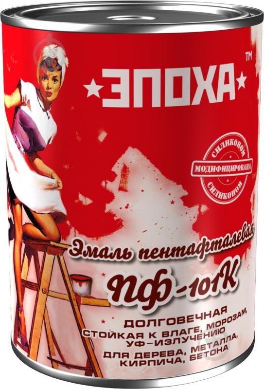 ᐉ Эмаль ЭПОХА пентафталевая ПФ-101К белый глянец 2,8 кг • Купить в ...