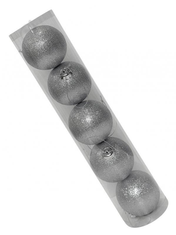 Набор елочных шаров MIS LT №44 d 80 мм 5 шт./уп. - фото 1 Набор елочных шаров MIS LT №44 d 80 мм 5 шт./уп. - фото 1