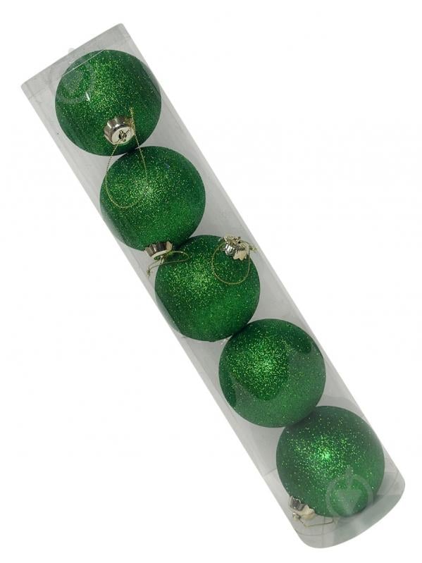 Набор елочных шаров MIS LT №47 d 80 мм 5 шт./уп. - фото 1 Набор елочных шаров MIS LT №47 d 80 мм 5 шт./уп. - фото 1